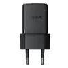 Ładowarka sieciowa Baseus Palm 1C 20W (z kablem Baseus Mini White USB-C 60W (20V/3A) 1m) - czarna